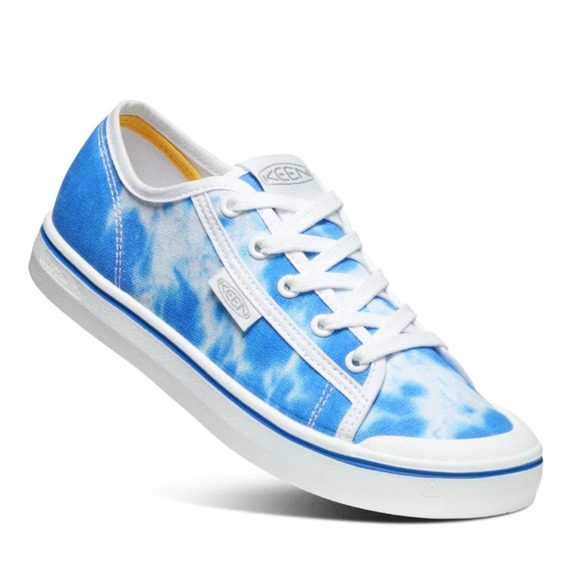 NIB Keen Elsa Lite Canvas Sneakers 9 39.5 Blue White - Picture 2 of 12